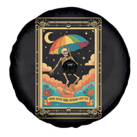 Shade Never Made Anybody Less Gay Spare Tire Cover Funny Skeleton Rainbow Pride Month - Wonder Print Shop
