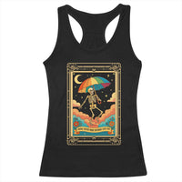 Shade Never Made Anybody Less Gay Racerback Tank Top Funny Skeleton Rainbow Pride Month - Wonder Print Shop