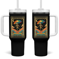 Shade Never Made Anybody Less Gay Tumbler With Handle Funny Skeleton Rainbow Pride Month - Wonder Print Shop