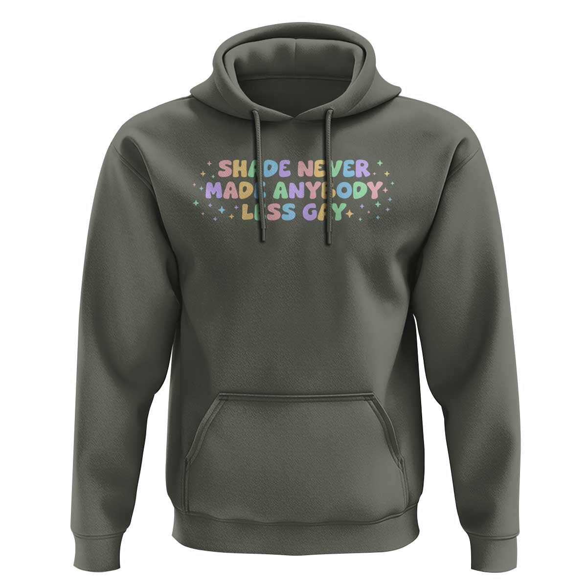 Shade Never Made Anybody Less Gay Hoodie LGBTQ Pride - Wonder Print Shop