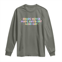 Shade Never Made Anybody Less Gay Long Sleeve Shirt LGBTQ Pride - Wonder Print Shop