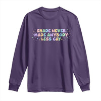 Shade Never Made Anybody Less Gay Long Sleeve Shirt LGBTQ Pride - Wonder Print Shop