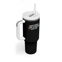 Shade Never Made Anybody Less Gay Tumbler With Handle LGBTQ Pride - Wonder Print Shop