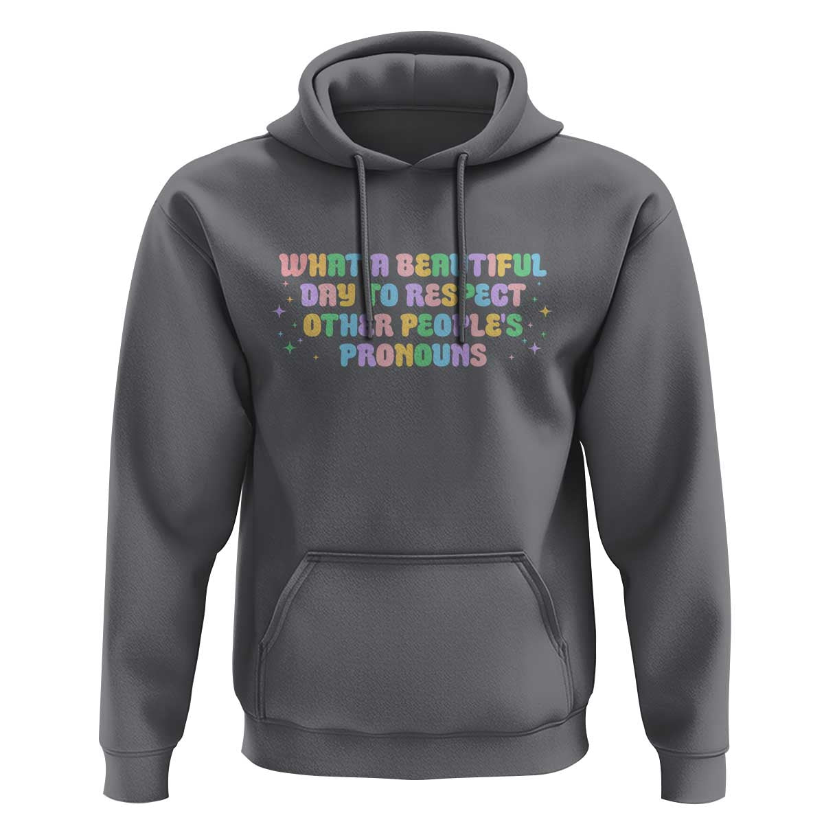 Equality Pride Hoodie Respect Other People's Pronouns LGBT LGBTQ Pride Ally - Wonder Print Shop
