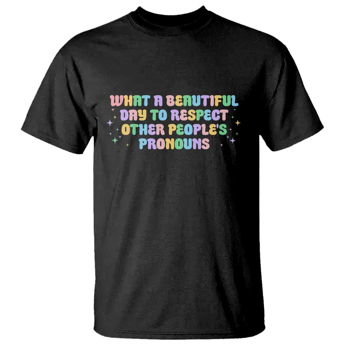 Equality Pride T Shirt Respect Other People's Pronouns LGBT LGBTQ Pride Ally - Wonder Print Shop