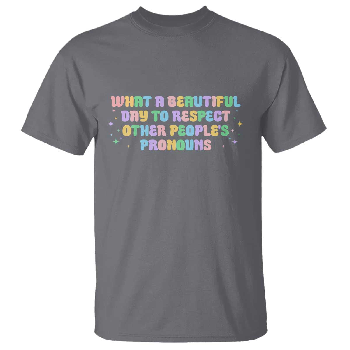Equality Pride T Shirt Respect Other People's Pronouns LGBT LGBTQ Pride Ally - Wonder Print Shop