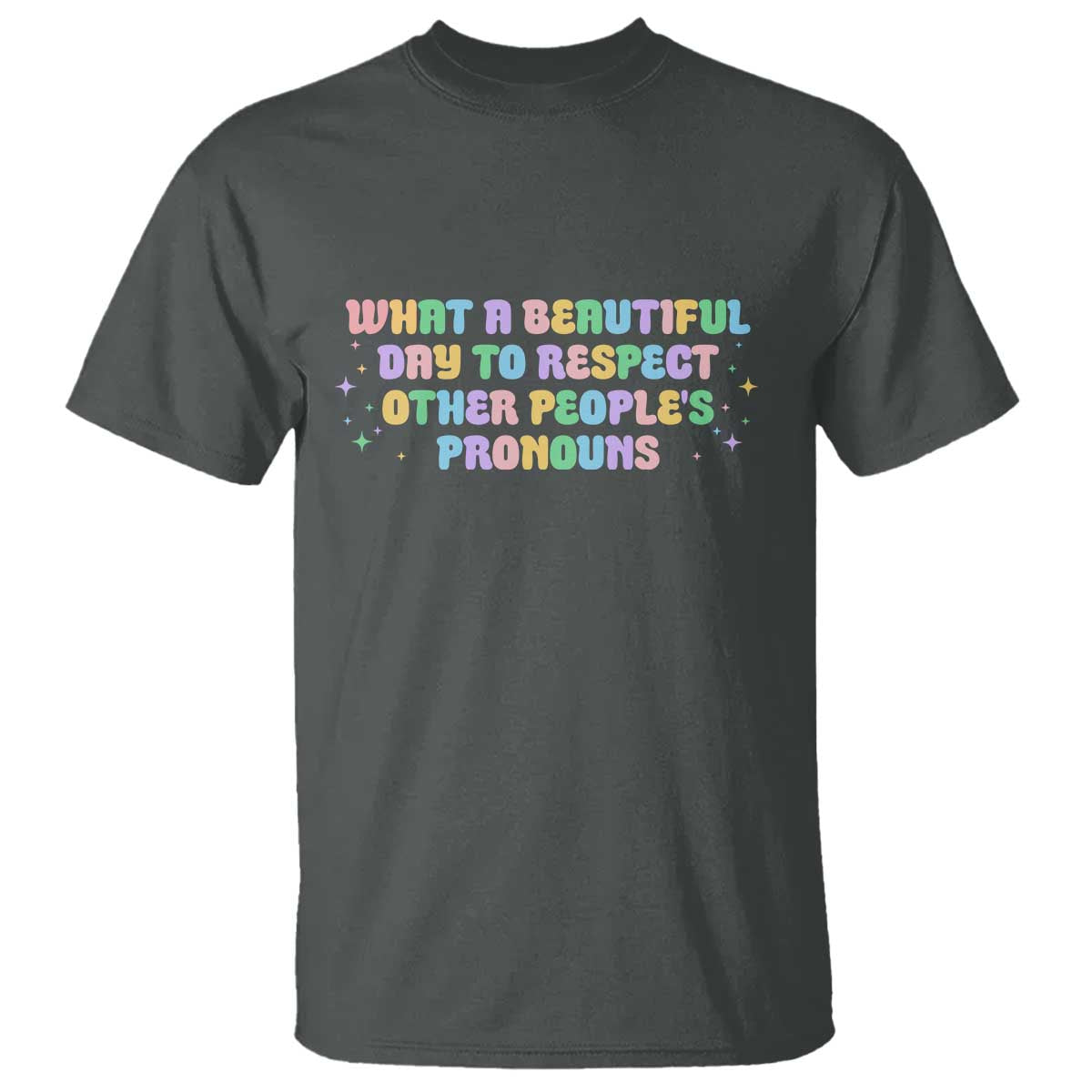 Equality Pride T Shirt Respect Other People's Pronouns LGBT LGBTQ Pride Ally - Wonder Print Shop