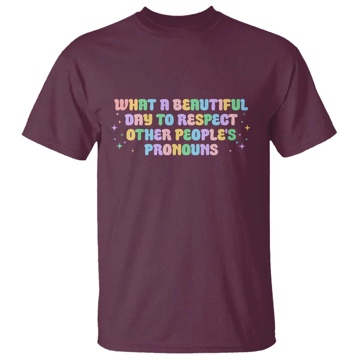 Equality Pride T Shirt Respect Other People's Pronouns LGBT LGBTQ Pride Ally - Wonder Print Shop