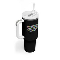 Equality Pride Tumbler With Handle Respect Other People's Pronouns LGBT LGBTQ Pride Ally - Wonder Print Shop