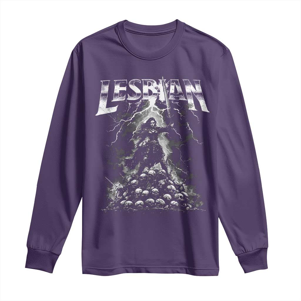 Lesbian Long Sleeve Shirt Funny Meme Dark Fantasy