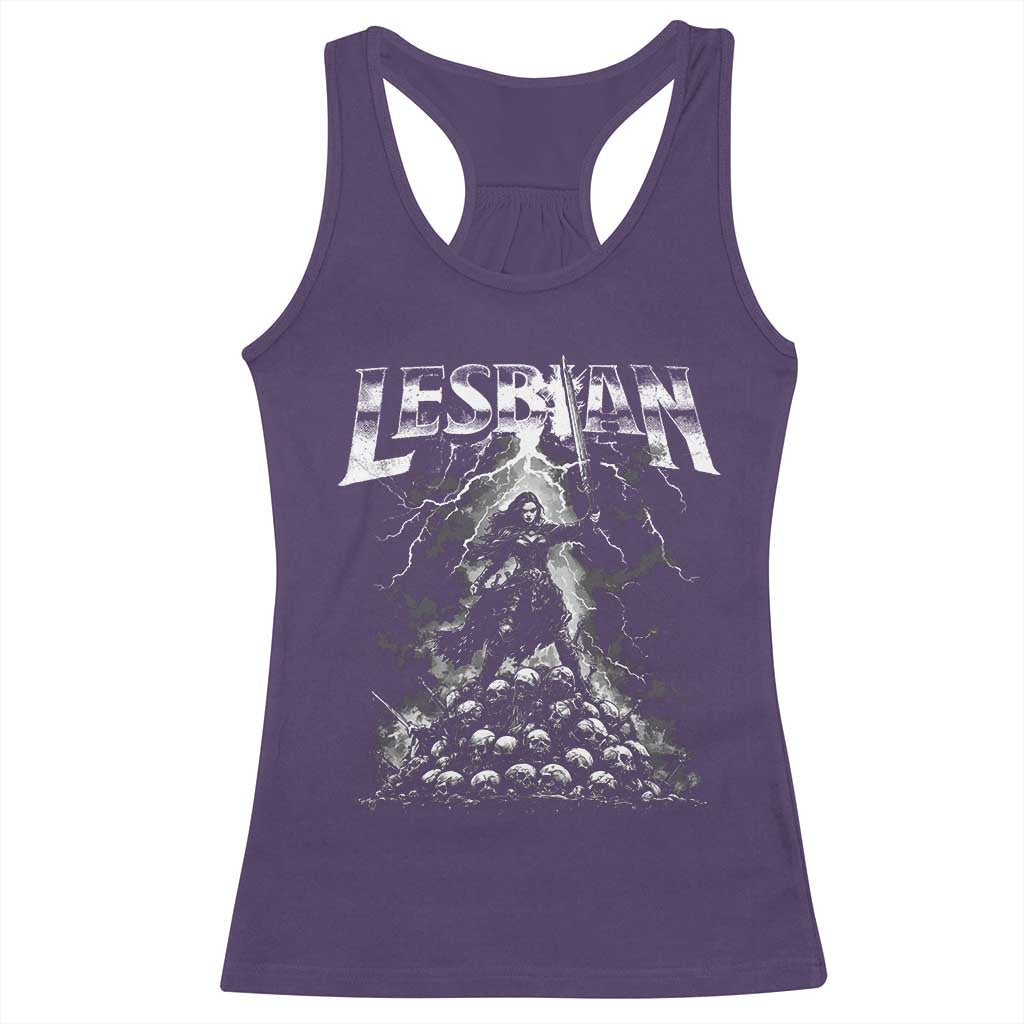 Lesbian Racerback Tank Top Funny Meme Dark Fantasy