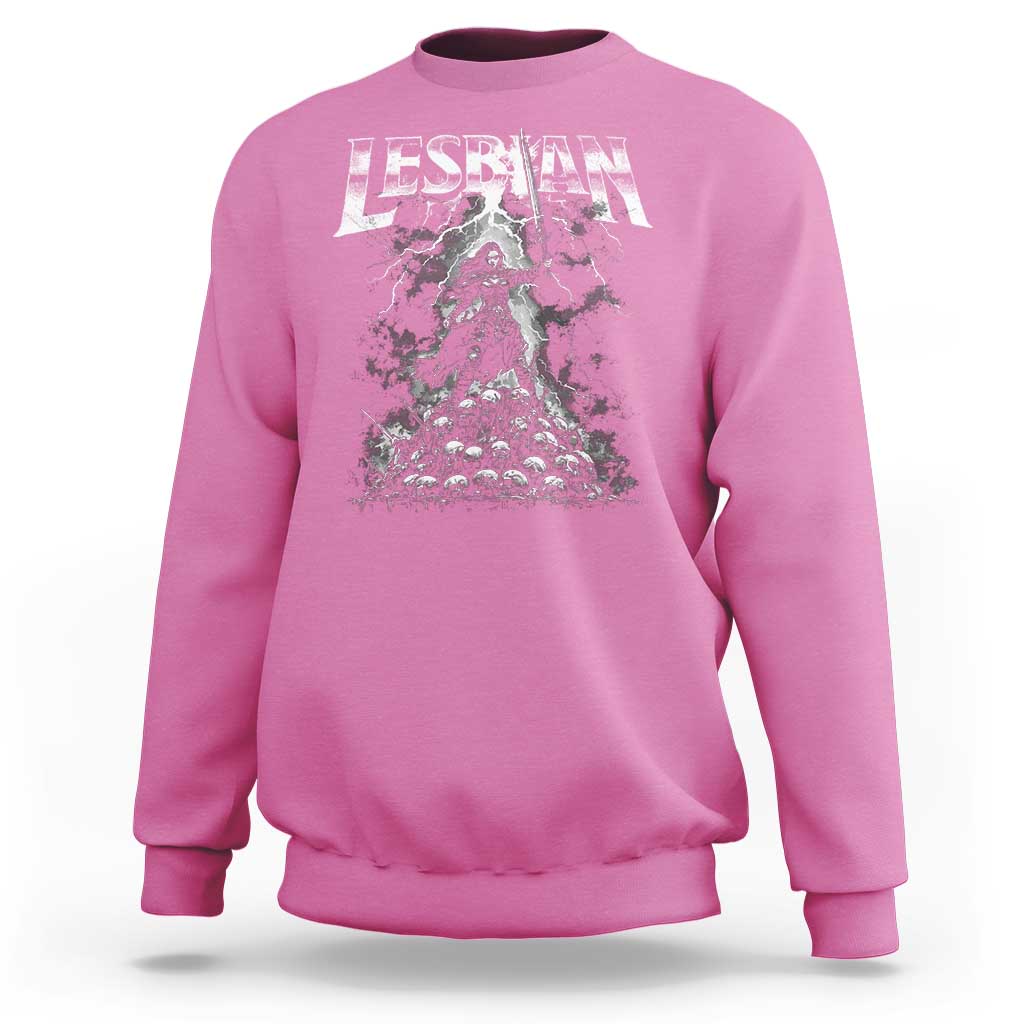 Lesbian Sweatshirt Funny Meme Dark Fantasy