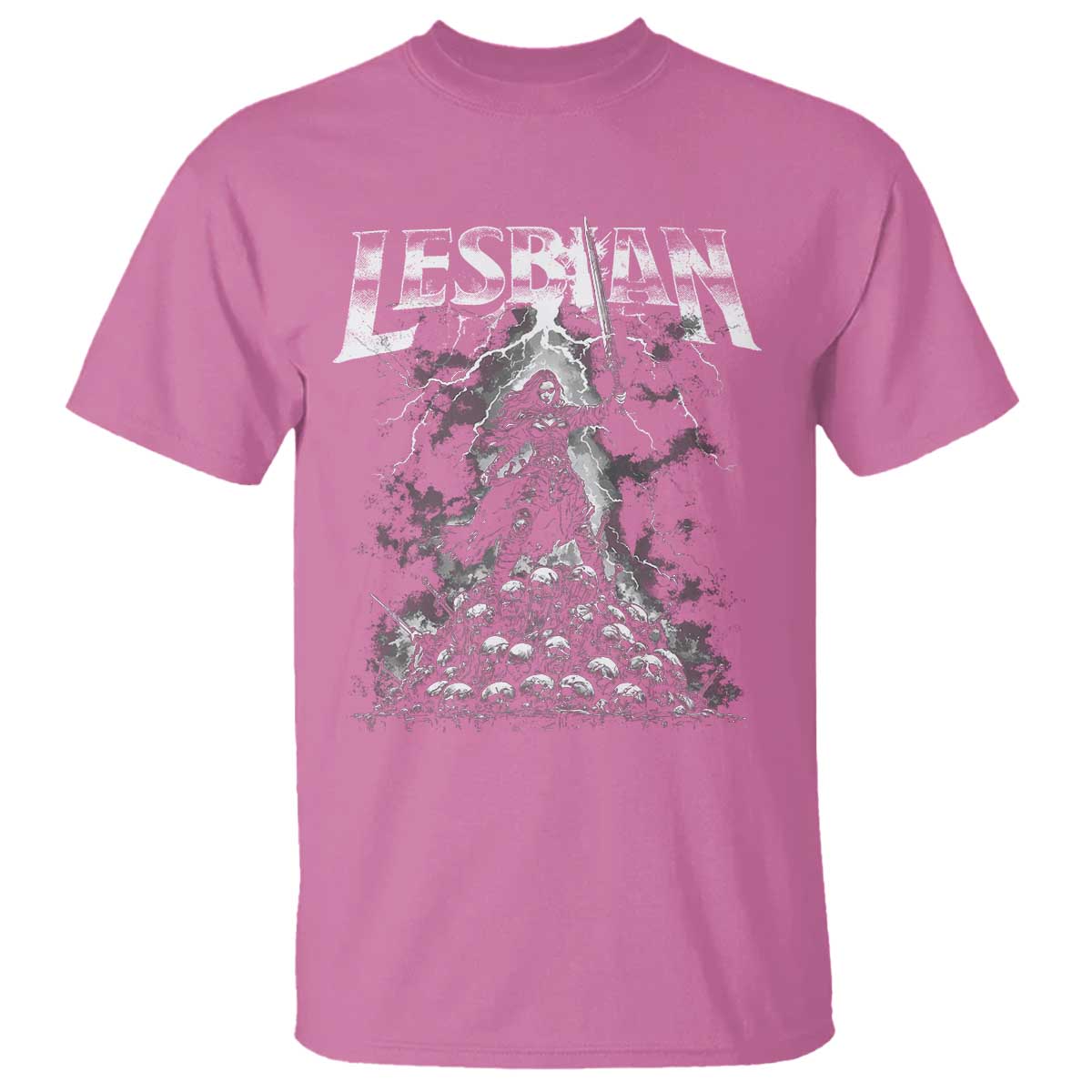 Lesbian T Shirt Funny Meme Dark Fantasy