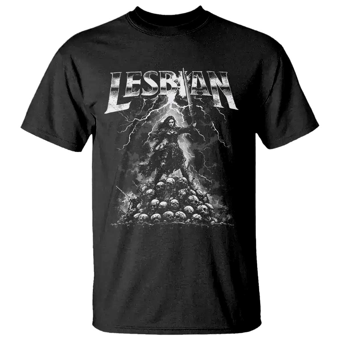 Lesbian T Shirt Funny Meme Dark Fantasy