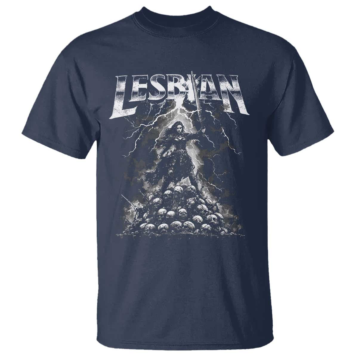 Lesbian T Shirt Funny Meme Dark Fantasy