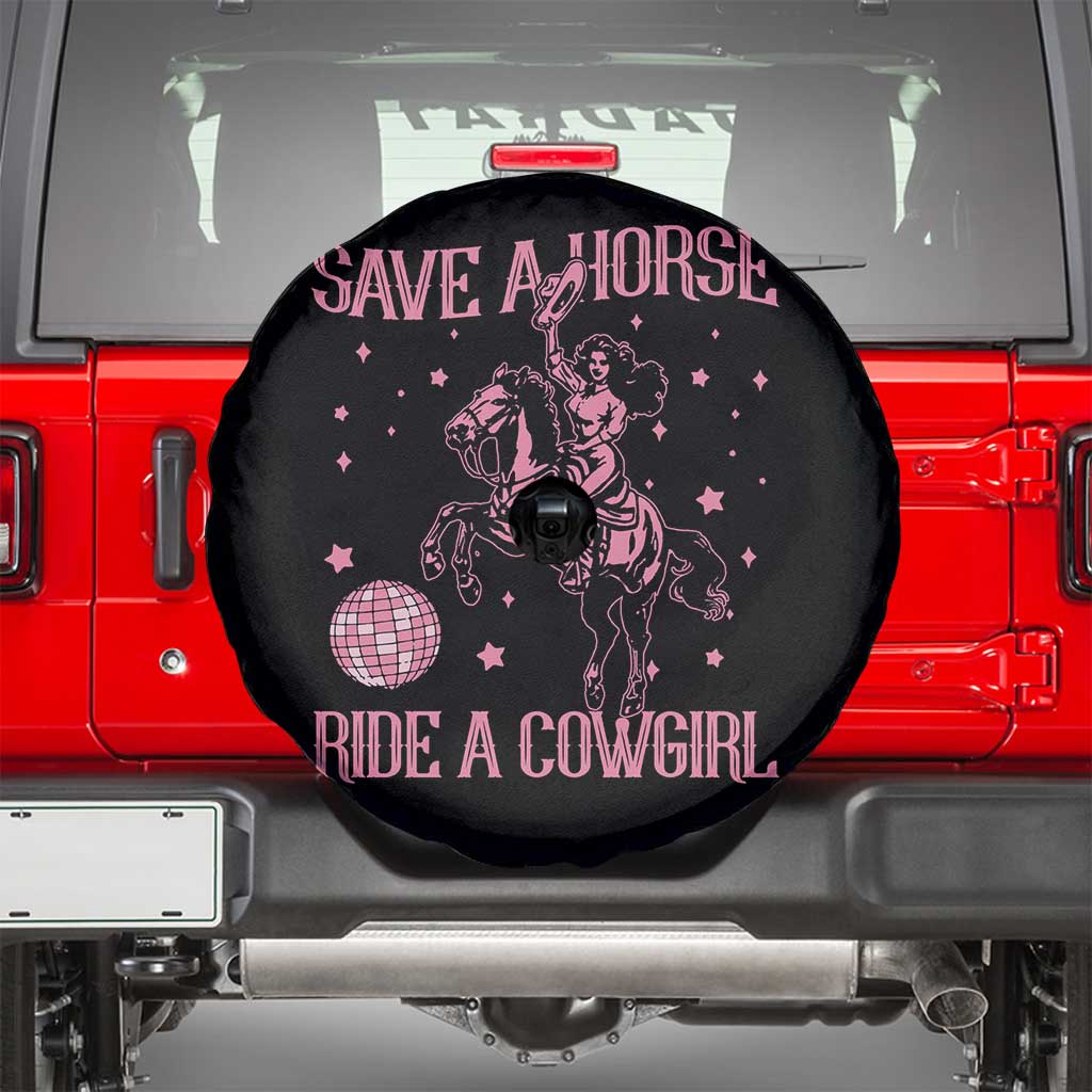 Save A Horse Ride A Cowgirl Spare Tire Cover Subtle Lesbian Cowgirl Western LGBTQ Pride Month - Wonder Print Shop