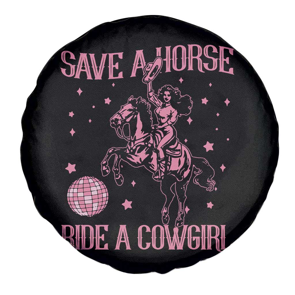 Save A Horse Ride A Cowgirl Spare Tire Cover Subtle Lesbian Cowgirl Western LGBTQ Pride Month - Wonder Print Shop