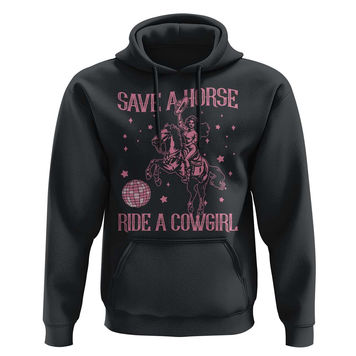 Save A Horse Ride A Cowgirl Hoodie Subtle Lesbian Cowgirl Western LGBTQ Pride Month - Wonder Print Shop