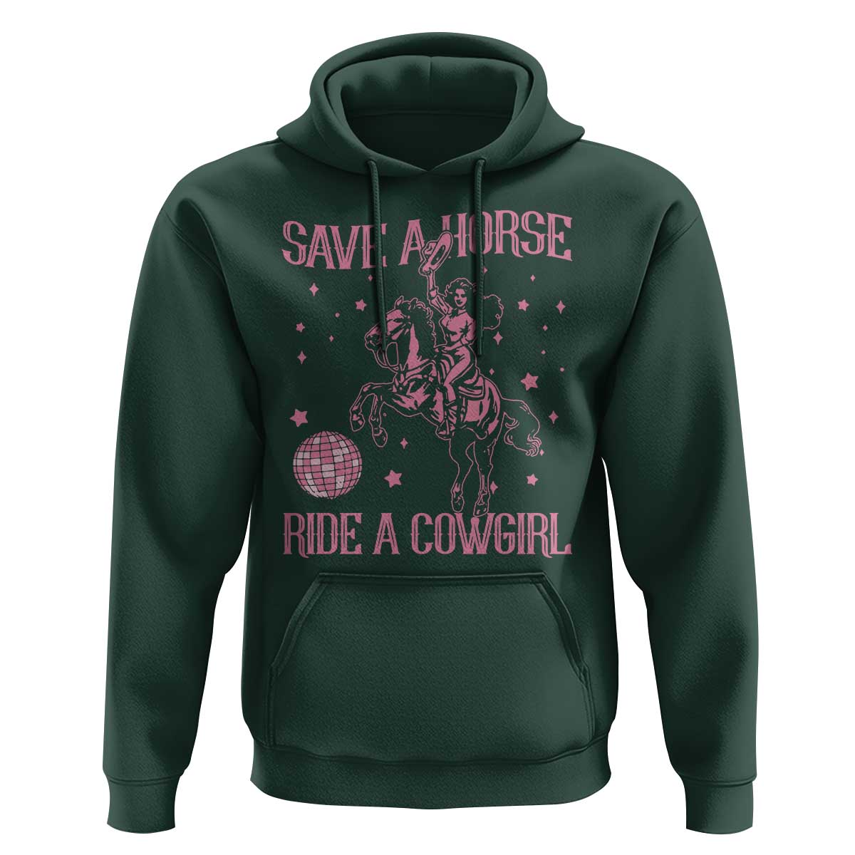Save A Horse Ride A Cowgirl Hoodie Subtle Lesbian Cowgirl Western LGBTQ Pride Month - Wonder Print Shop