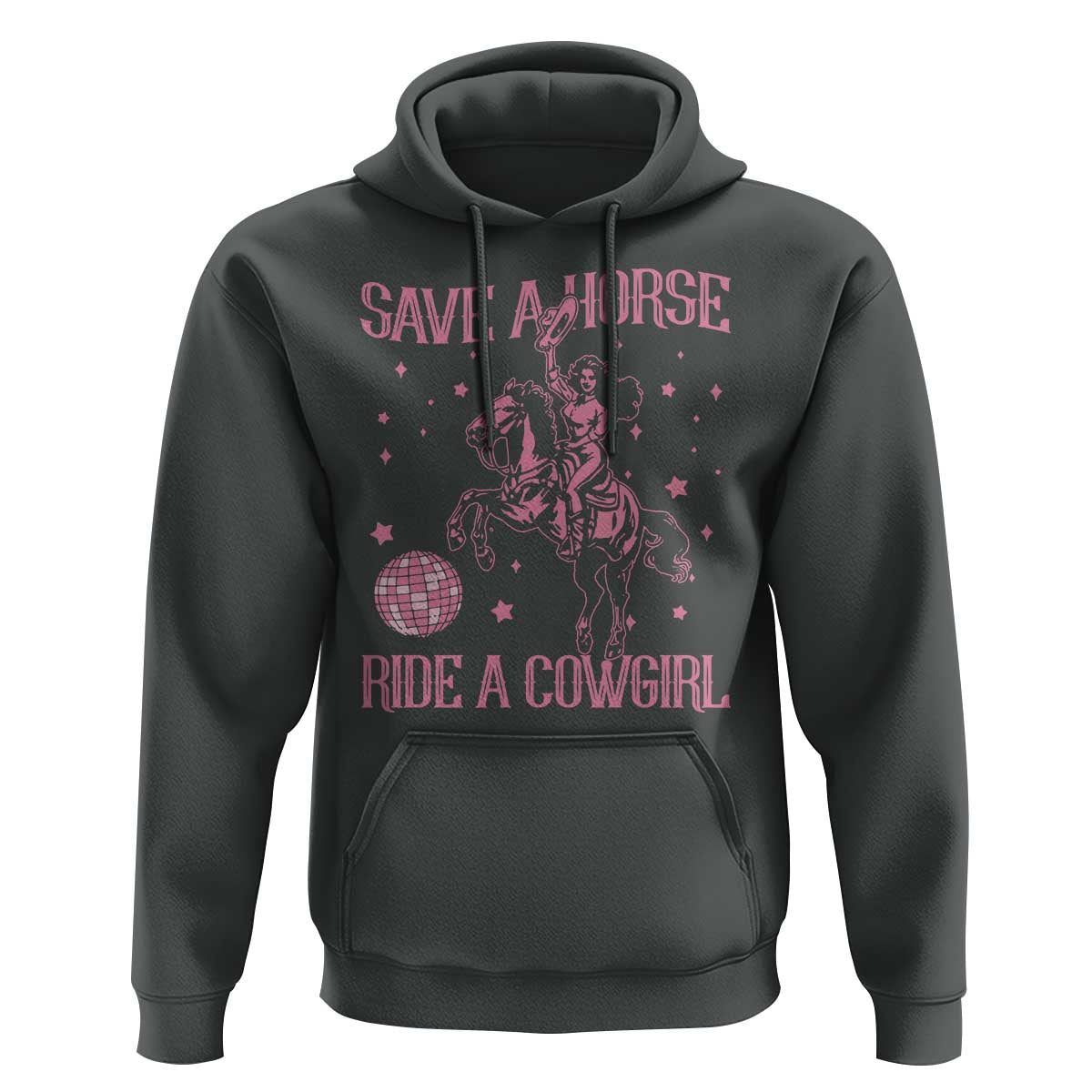 Save A Horse Ride A Cowgirl Hoodie Subtle Lesbian Cowgirl Western LGBTQ Pride Month - Wonder Print Shop