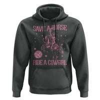 Save A Horse Ride A Cowgirl Hoodie Subtle Lesbian Cowgirl Western LGBTQ Pride Month - Wonder Print Shop