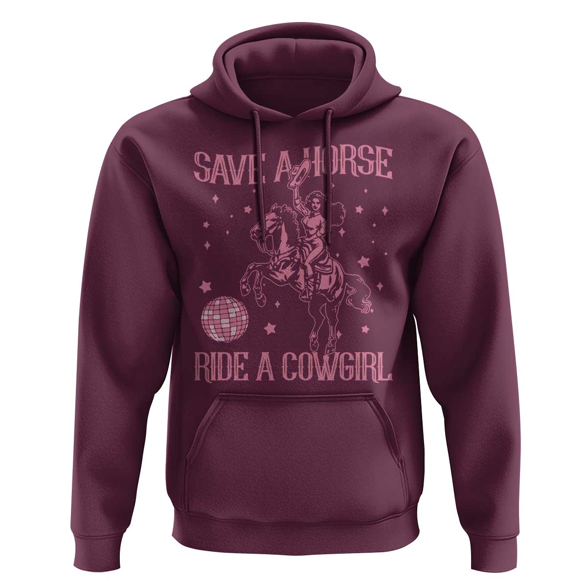 Save A Horse Ride A Cowgirl Hoodie Subtle Lesbian Cowgirl Western LGBTQ Pride Month - Wonder Print Shop