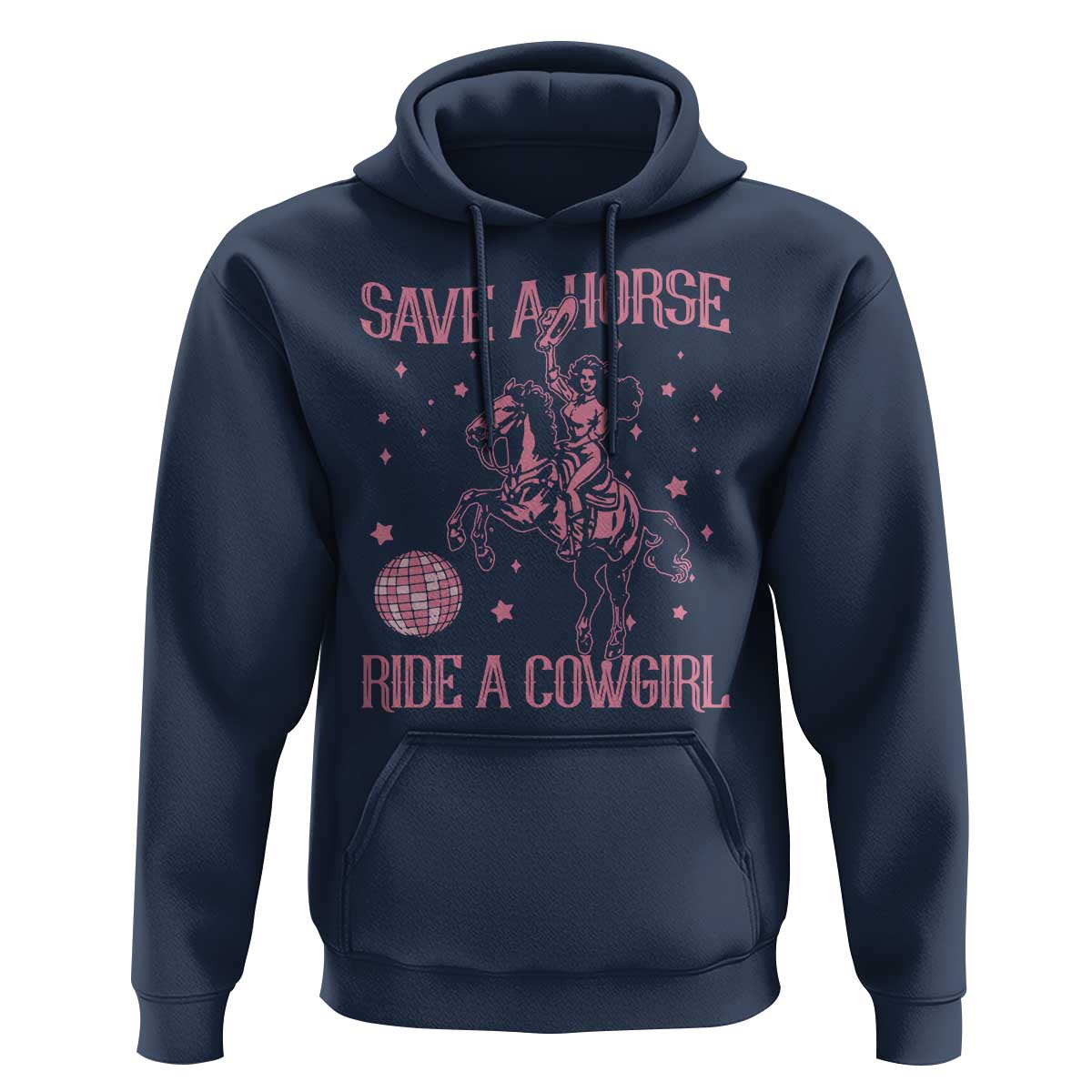 Save A Horse Ride A Cowgirl Hoodie Subtle Lesbian Cowgirl Western LGBTQ Pride Month - Wonder Print Shop