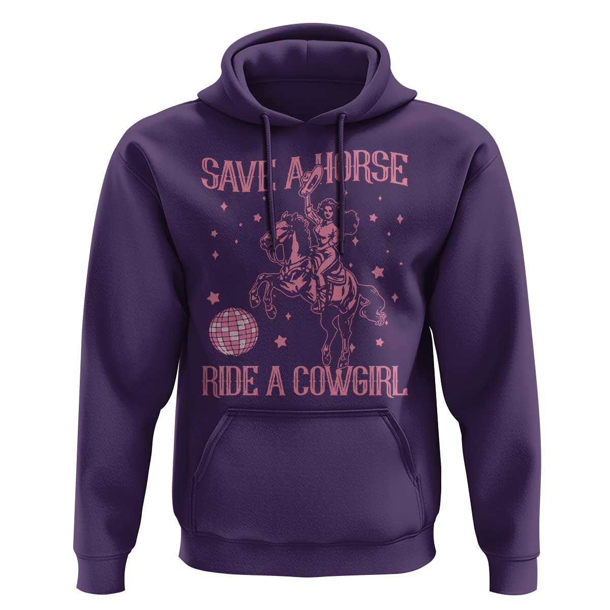 Save A Horse Ride A Cowgirl Hoodie Subtle Lesbian Cowgirl Western LGBTQ Pride Month - Wonder Print Shop
