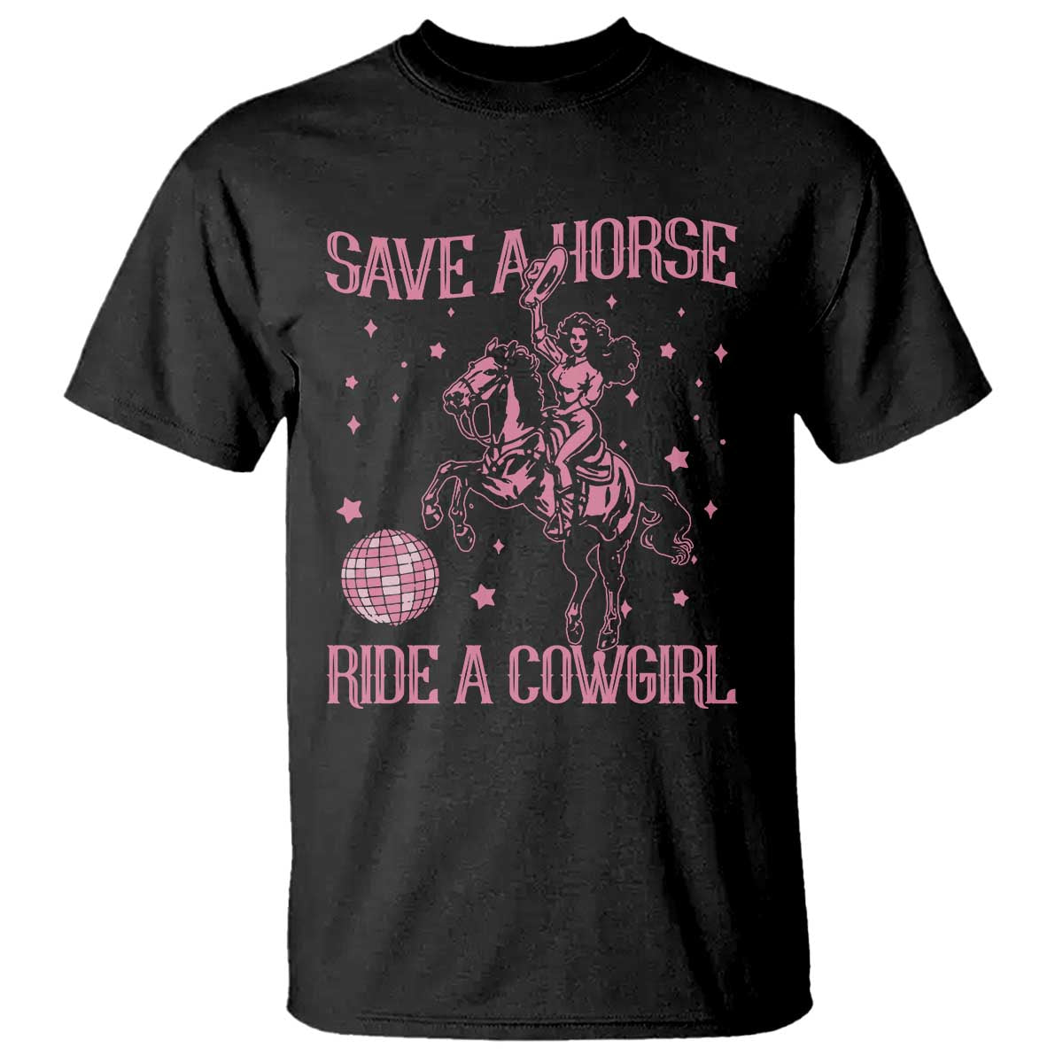Save A Horse Ride A Cowgirl T Shirt Subtle Lesbian Cowgirl Western LGBTQ Pride Month - Wonder Print Shop
