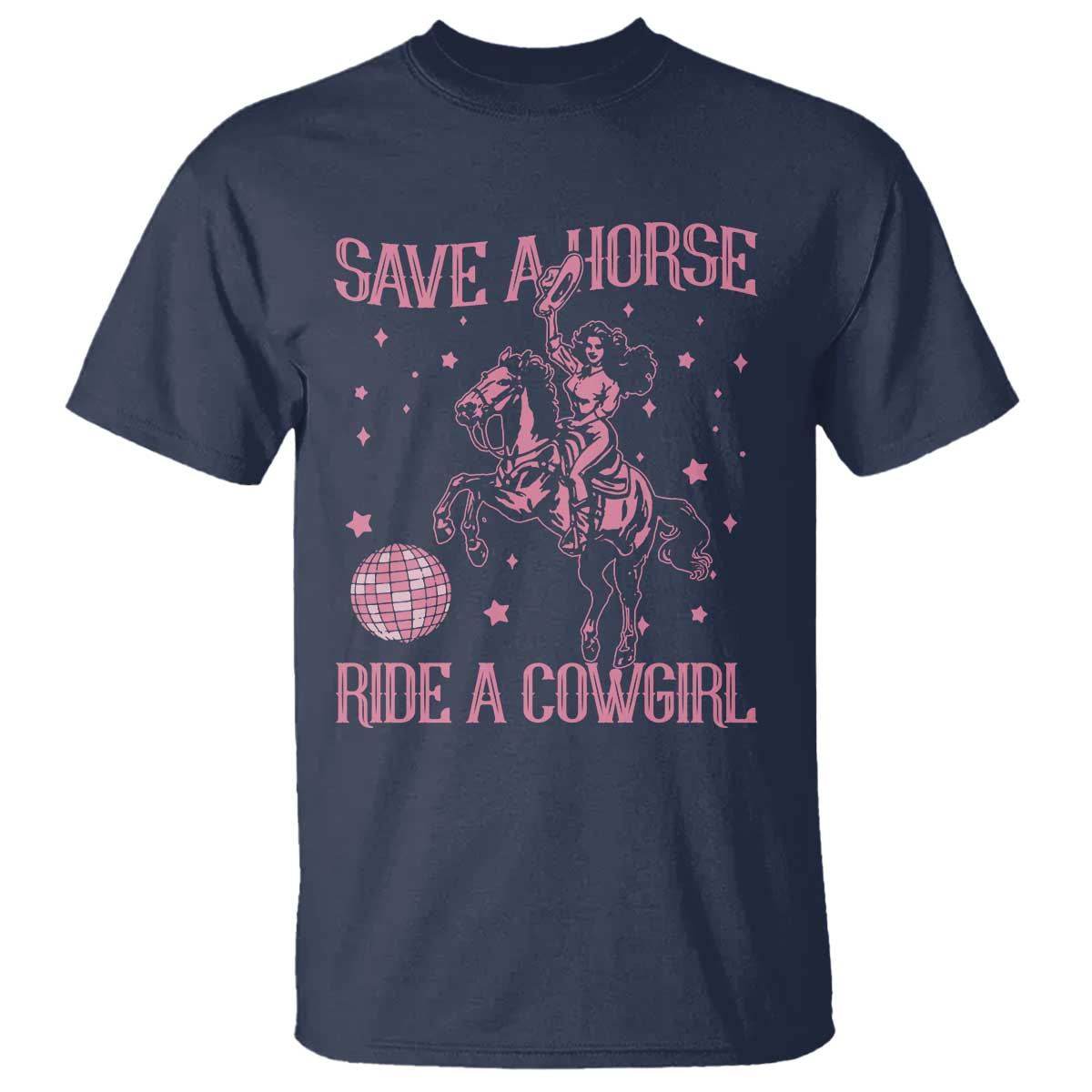 Save A Horse Ride A Cowgirl T Shirt Subtle Lesbian Cowgirl Western LGBTQ Pride Month - Wonder Print Shop