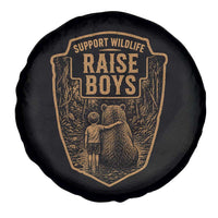 Support Wildlife Raise Boys Spare Tire Cover Funny Mama Bear Outdoor Family Nature Lover Gift