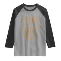 Support Wildlife Raise Boys Raglan Shirt Funny Mama Bear Outdoor Family Nature Lover Gift