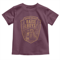 Support Wildlife Raise Boys Toddler T Shirt Funny Mama Bear Outdoor Family Nature Lover Gift