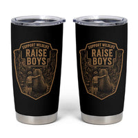 Support Wildlife Raise Boys Tumbler Cup Funny Mama Bear Outdoor Family Nature Lover Gift