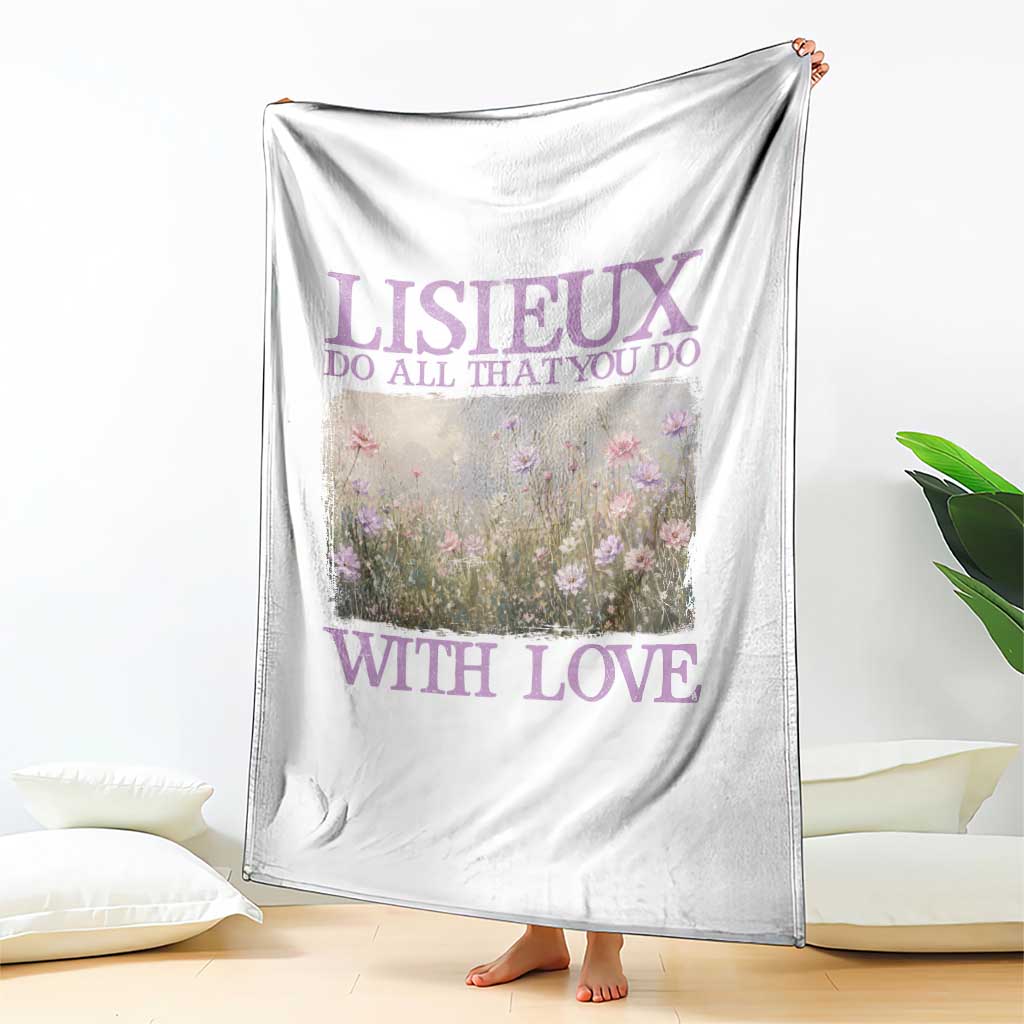 St Therese of Lisieux Throw Blanket Catholic Saint Gift for Girls Orthodox Christian