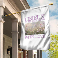 St Therese of Lisieux Garden Flag Catholic Saint Gift for Girls Orthodox Christian
