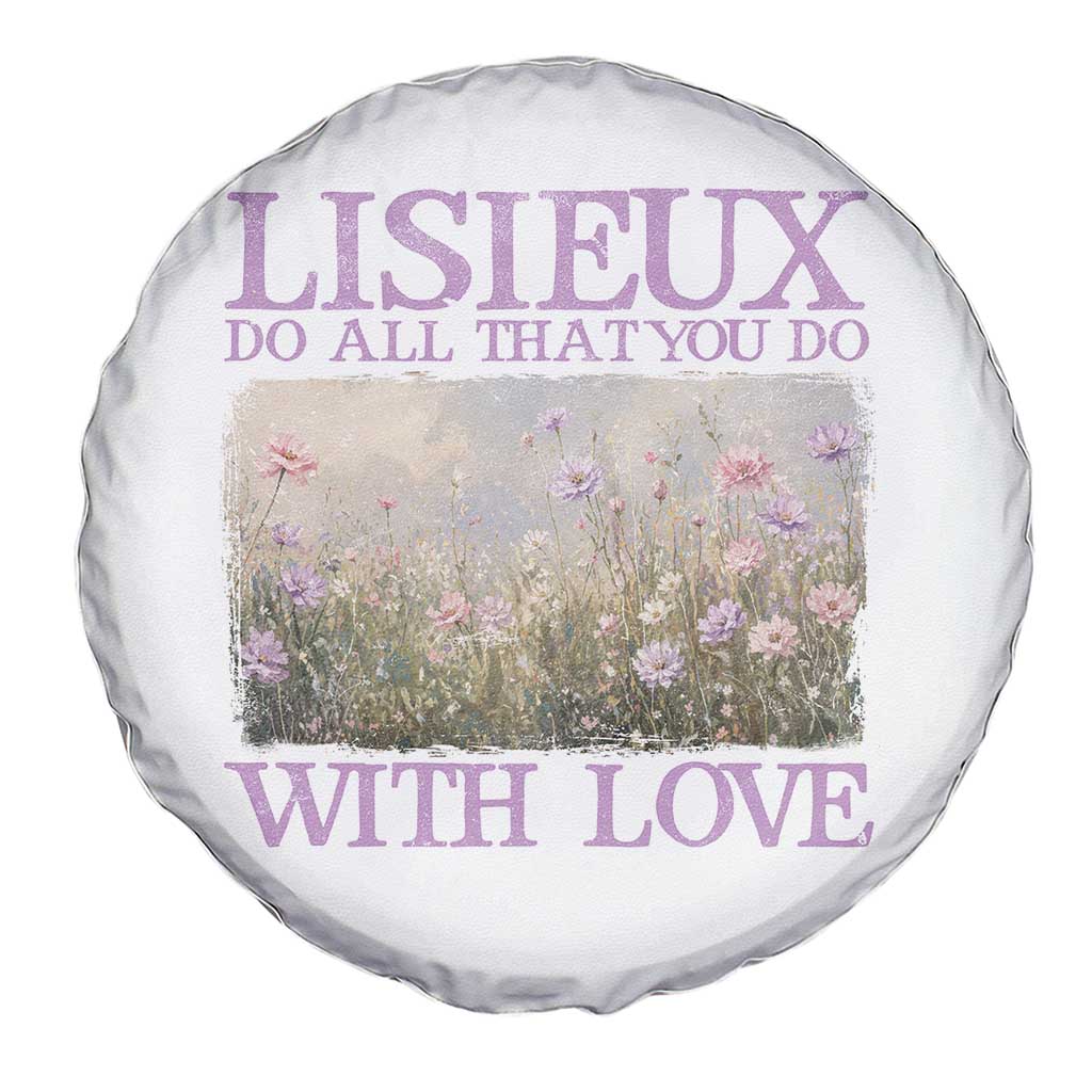 St Therese of Lisieux Spare Tire Cover Catholic Saint Gift for Girls Orthodox Christian