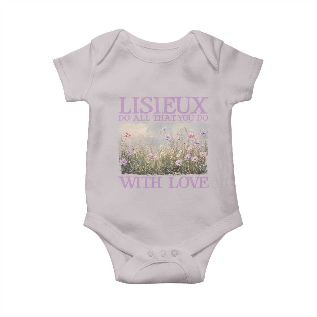 St Therese of Lisieux Baby Onesie Catholic Saint Gift for Girls Orthodox Christian