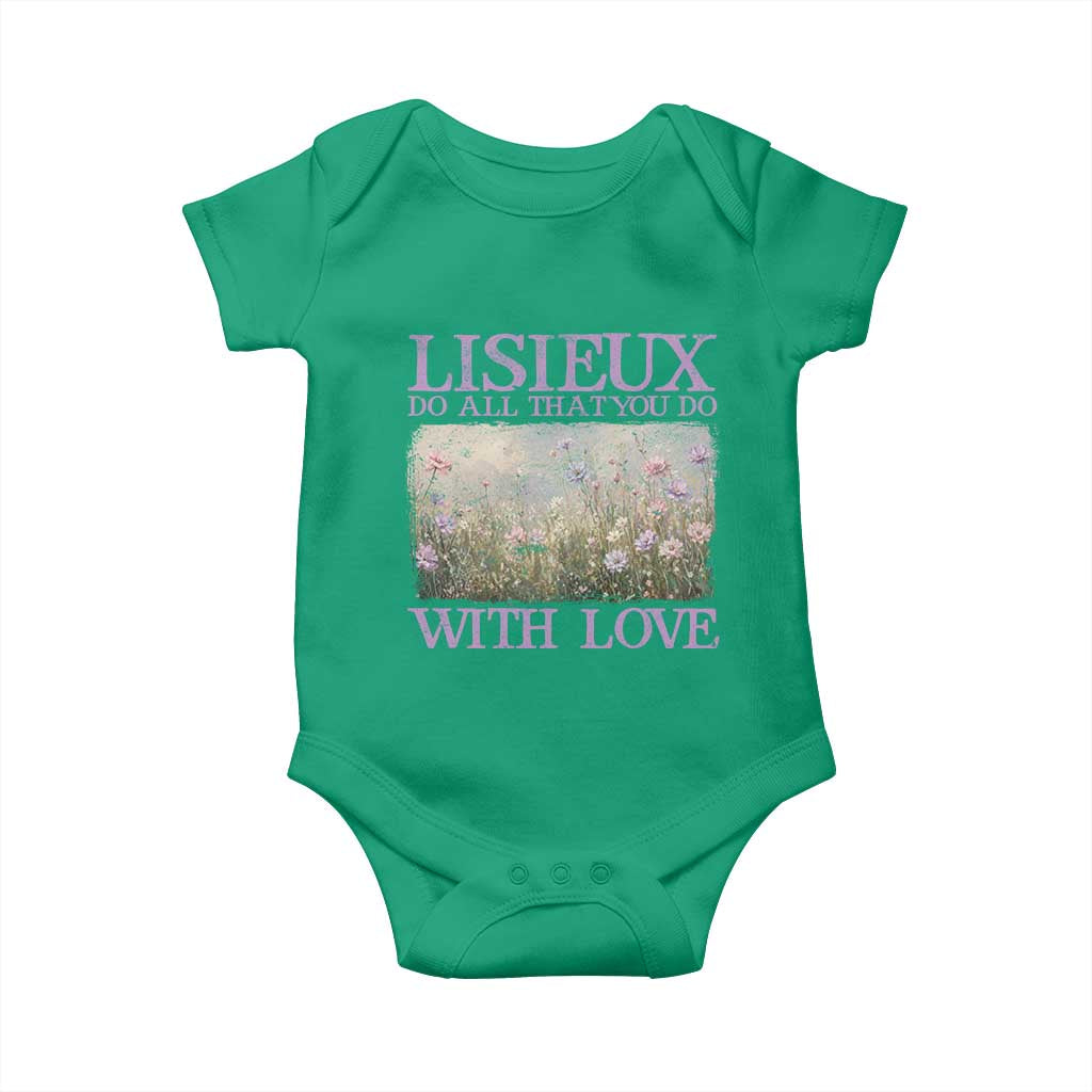 St Therese of Lisieux Baby Onesie Catholic Saint Gift for Girls Orthodox Christian