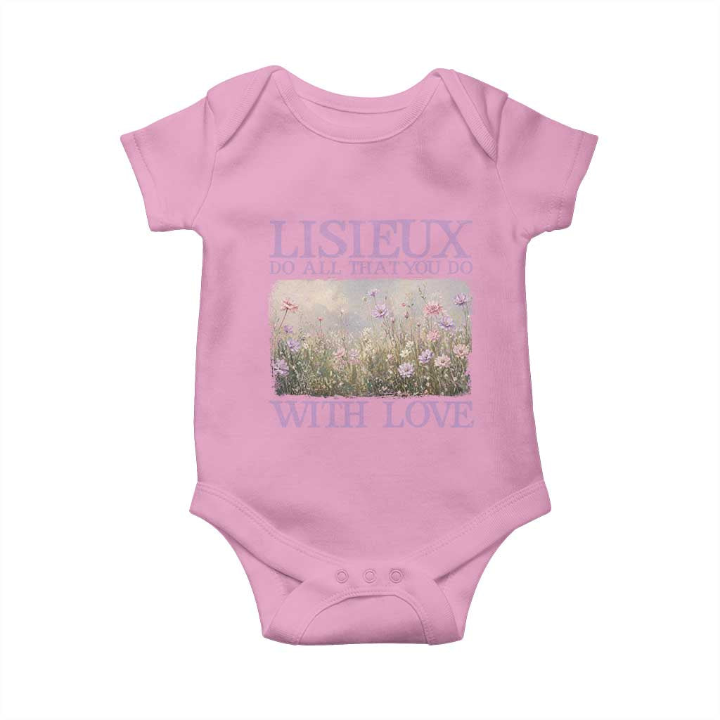 St Therese of Lisieux Baby Onesie Catholic Saint Gift for Girls Orthodox Christian