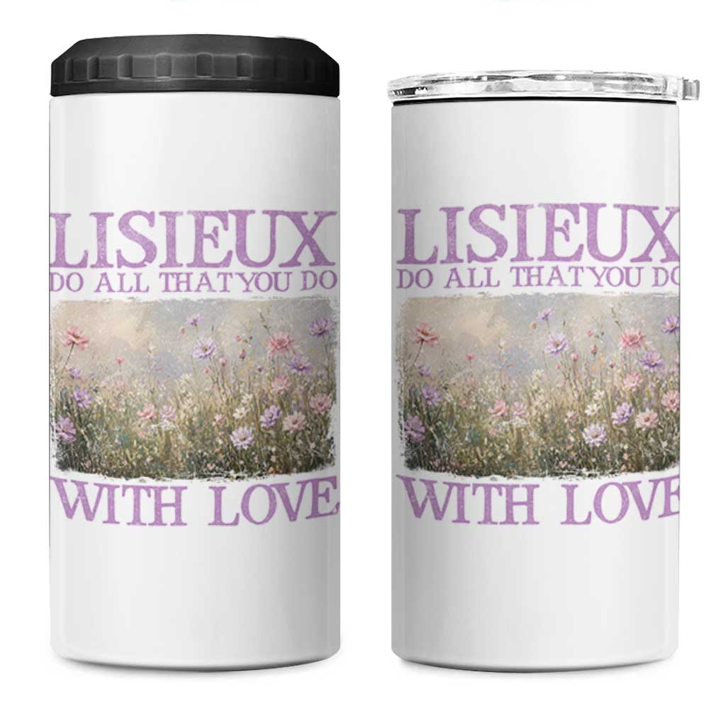 St Therese of Lisieux 4 in 1 Can Cooler Tumbler Catholic Saint Gift for Girls Orthodox Christian
