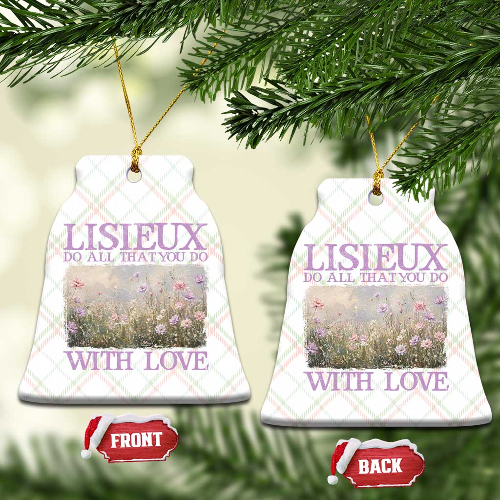 St Therese of Lisieux Ceramic Ornament Catholic Saint Gift for Girls Orthodox Christian