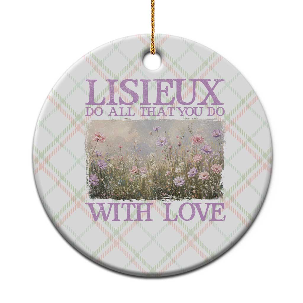 St Therese of Lisieux Ceramic Ornament Catholic Saint Gift for Girls Orthodox Christian