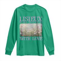 St Therese of Lisieux Long Sleeve Shirt Catholic Saint Gift for Girls Orthodox Christian