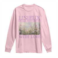 St Therese of Lisieux Long Sleeve Shirt Catholic Saint Gift for Girls Orthodox Christian