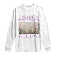 St Therese of Lisieux Long Sleeve Shirt Catholic Saint Gift for Girls Orthodox Christian