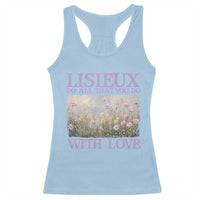 St Therese of Lisieux Racerback Tank Top Catholic Saint Gift for Girls Orthodox Christian
