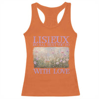 St Therese of Lisieux Racerback Tank Top Catholic Saint Gift for Girls Orthodox Christian