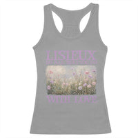 St Therese of Lisieux Racerback Tank Top Catholic Saint Gift for Girls Orthodox Christian