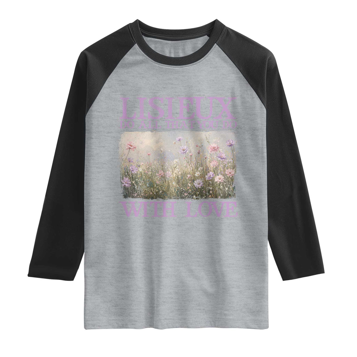 St Therese of Lisieux Raglan Shirt Catholic Saint Gift for Girls Orthodox Christian